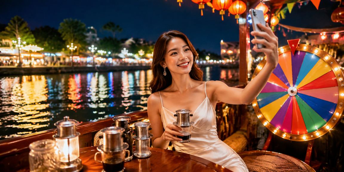 Người dùng Hà Nội trải nghiệm roulette trực tuyến bên ly cà phê trong không gian hiện đại
