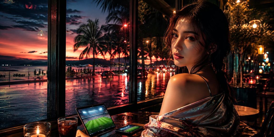 Người dùng Phú Quốc nhâm nhi cà phê buổi sáng và xem kèo thể thao cuối tuần trên điện thoại